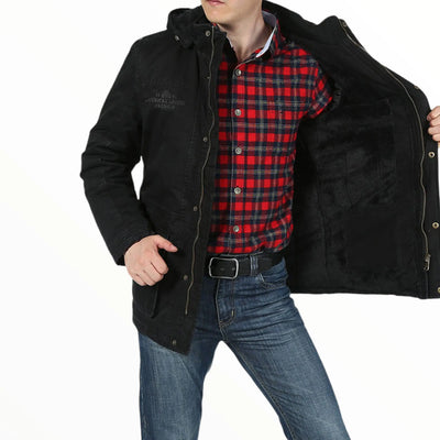 Army Green Jacket Hooded Parka