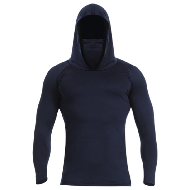 Army long sleeve hooded t-shirt