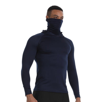 Army long sleeve hooded t-shirt