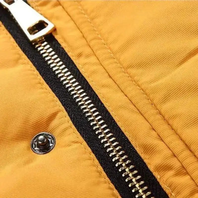 Army Parka Coat with Fur Hood