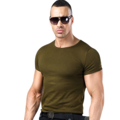 Army print T-shirt mens