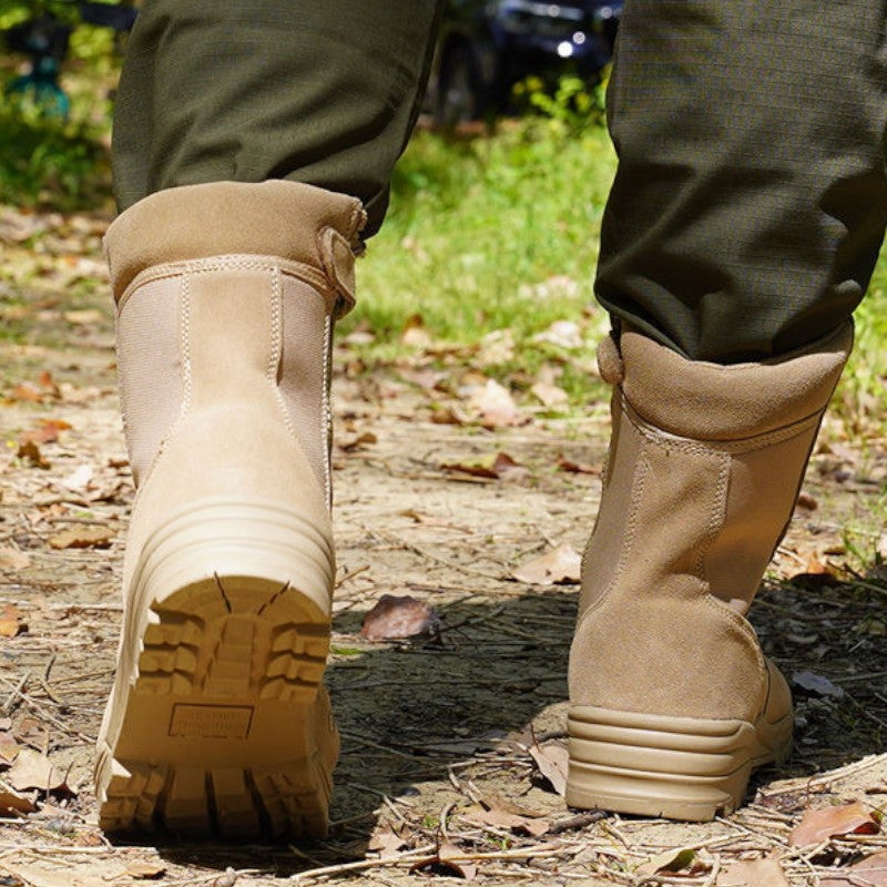 Military desert boots
