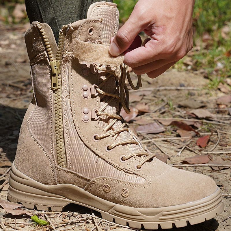 Military desert boots