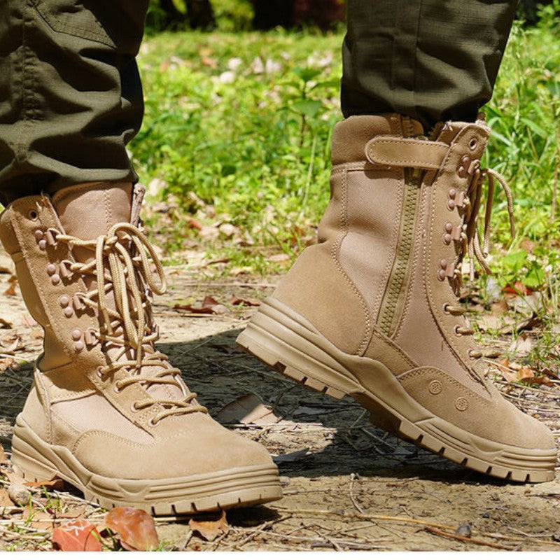 Military desert boots