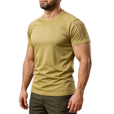 Army T-shirt with velcro