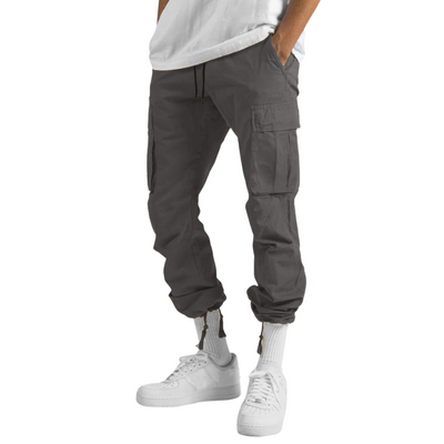 Baggy combat trousers