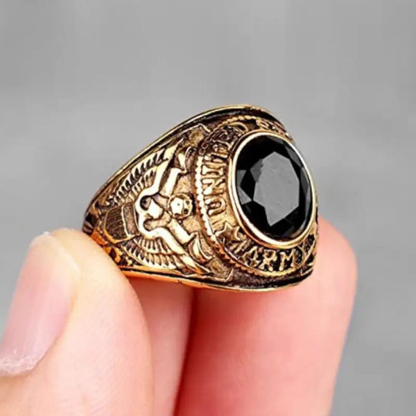 Oval signet ring