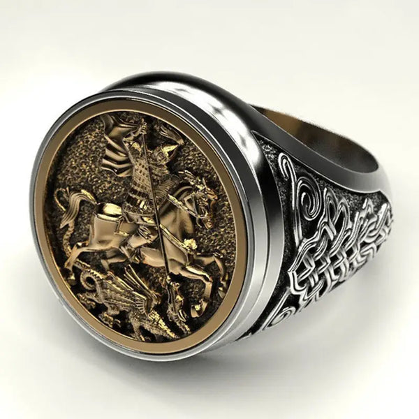 St george signet ring