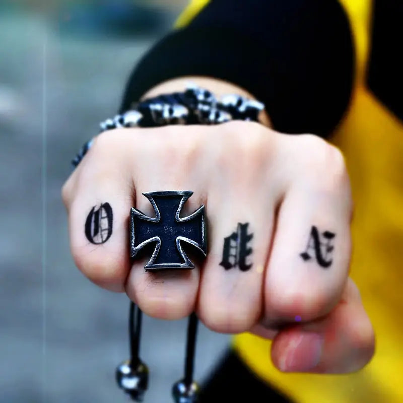 Iron cross ring