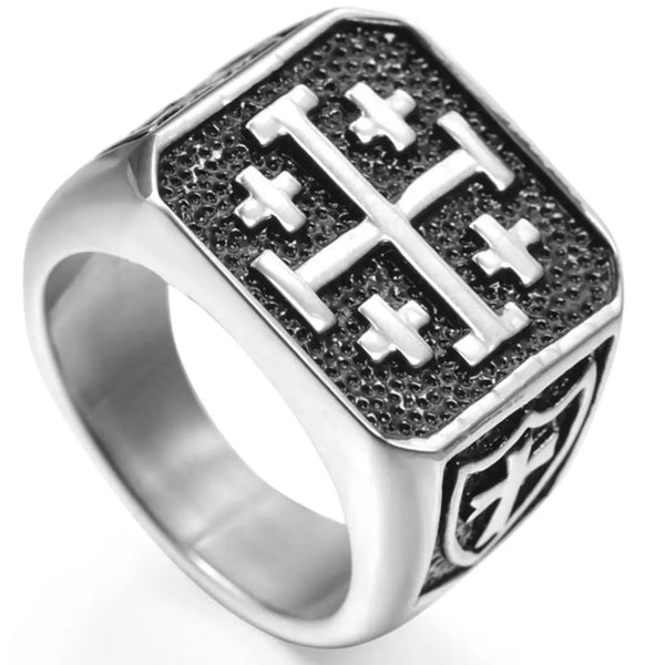 Jerusalem cross ring