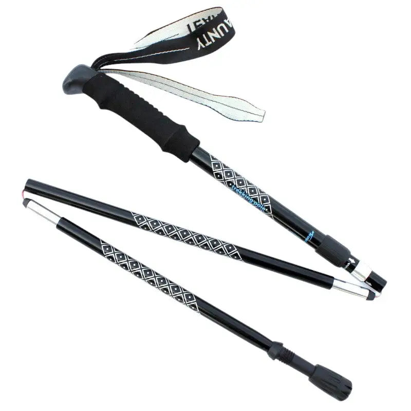 Compact walking poles