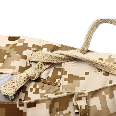 Beige camo cargo pants