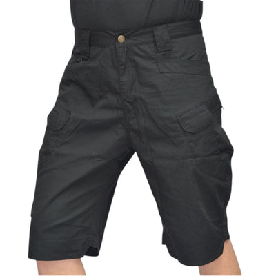 Black camo shorts
