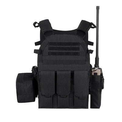 Black Tactical Molle Vest