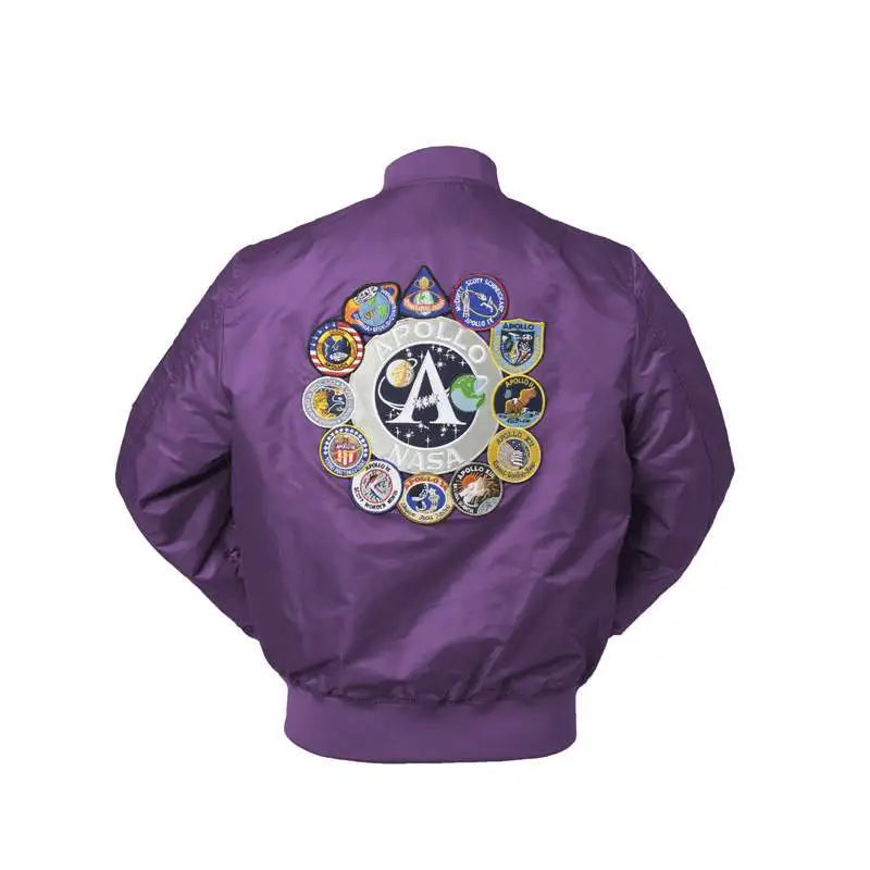 Embroidered bomber jacket