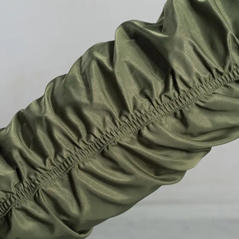 Green bomber jacket