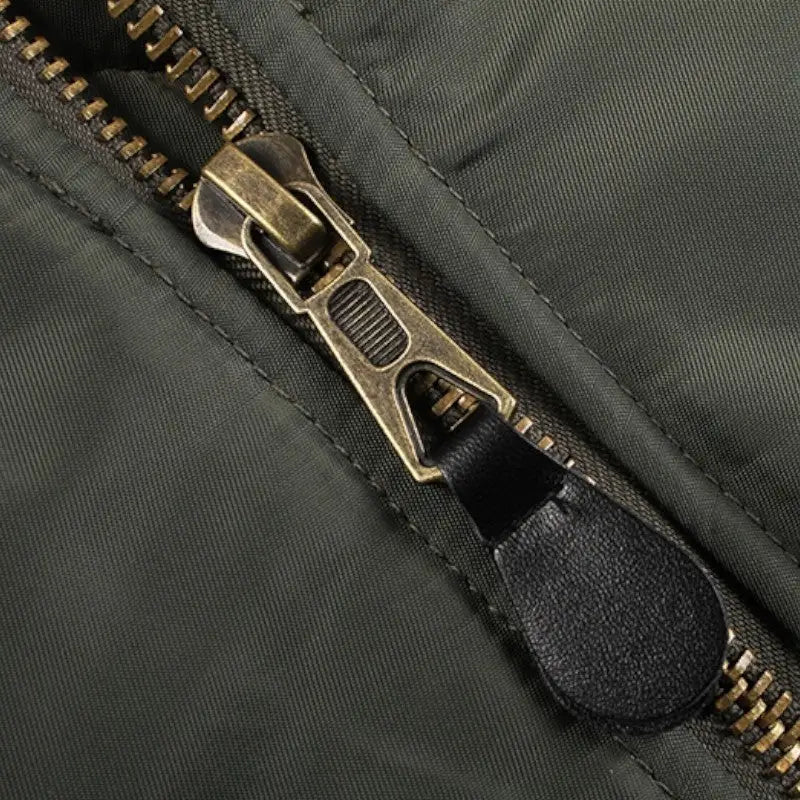 Hooded bomber jacket