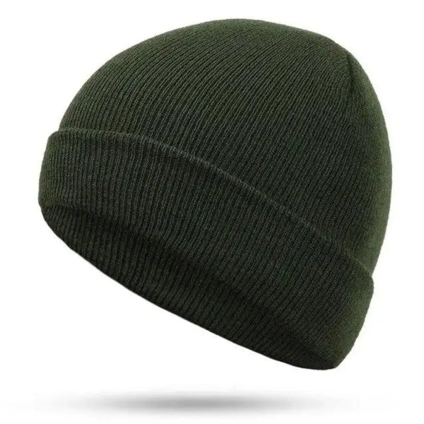 Green beanie
