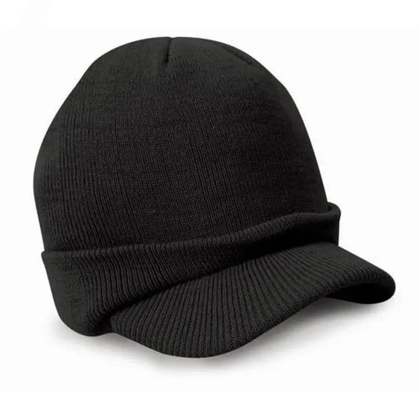 Beanie with brim