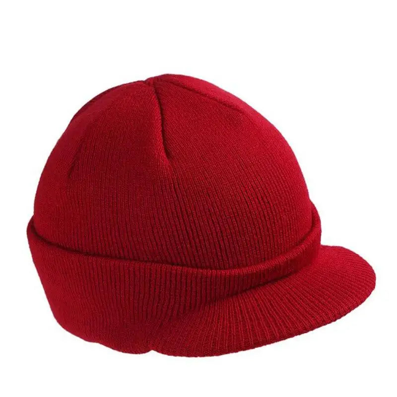 Beanie with brim