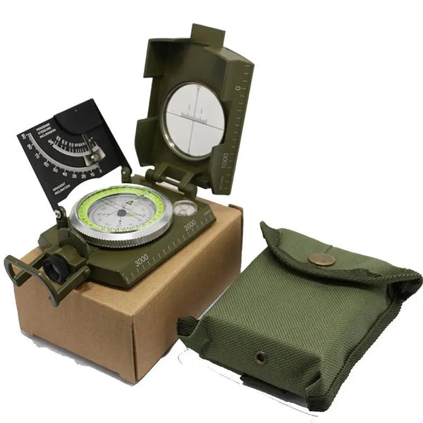 Compass with clinometer