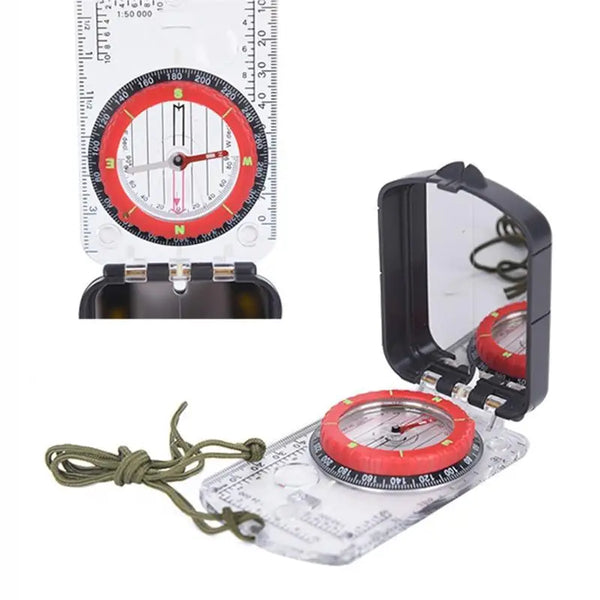 Map reading compass