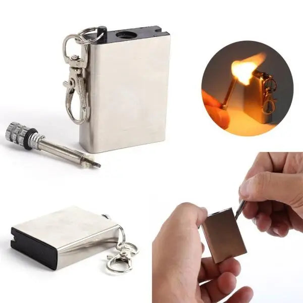 Permanent match lighter
