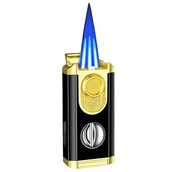 Triple jet flame lighter