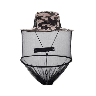 Bush hat with mosquito net