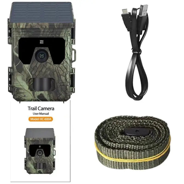 Solar trail camera