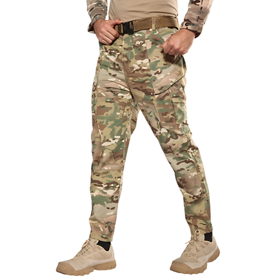 Camo combat trousers