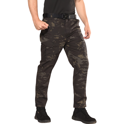 Camo combat trousers