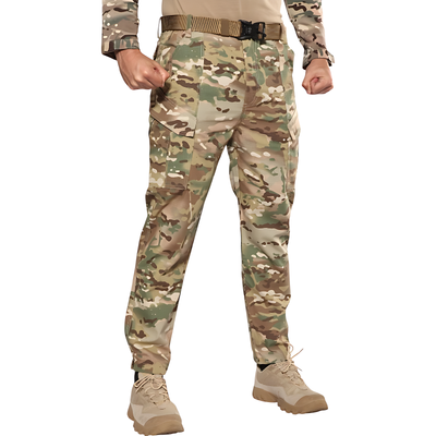 Camo combat trousers