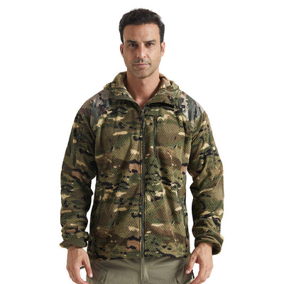 Camo fleece jumper