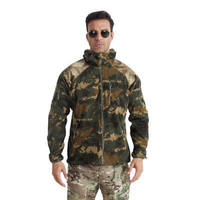 Camo fleece jumper