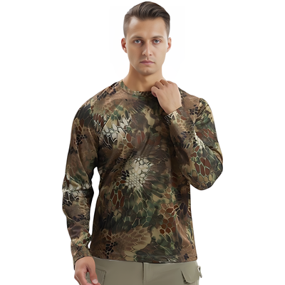 Camo long sleeve base layer t shirt