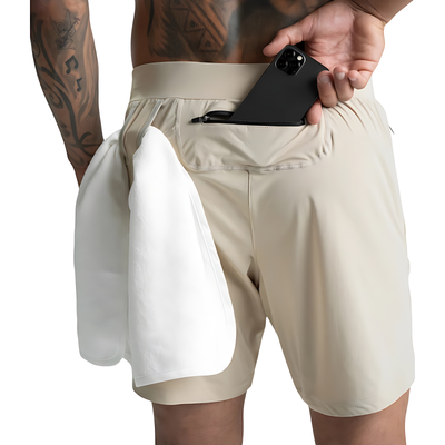 Camo running shorts mens