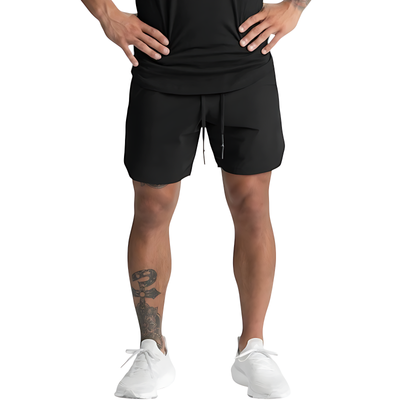Camo running shorts mens