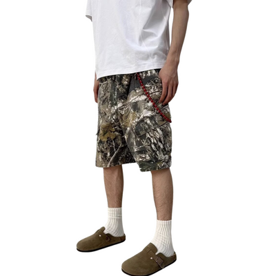 Camo shorts stretch
