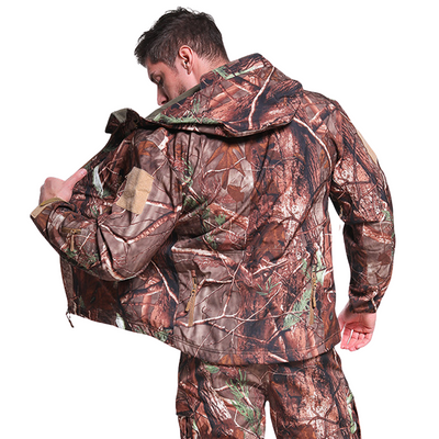 Camo softshell jacket