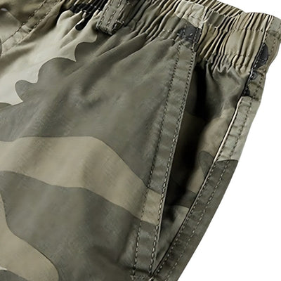 Camouflage cargo shorts for men