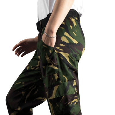 Camouflage combat trousers mens
