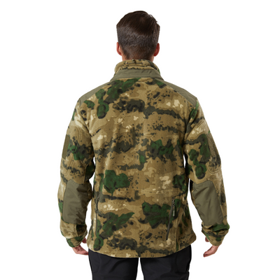 Camouflage fleece jacket army