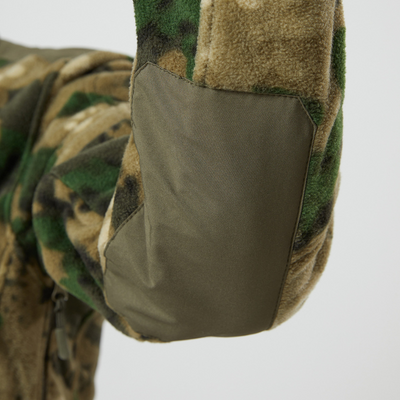 Camouflage fleece jacket army