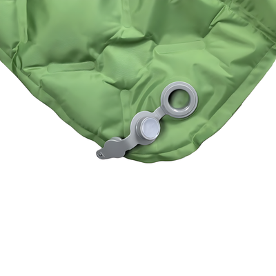 Camping air bed self inflating