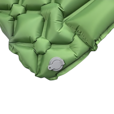 Camping air bed self inflating