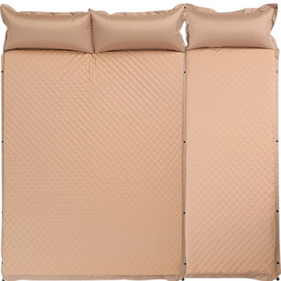 Camping bed self inflating for three