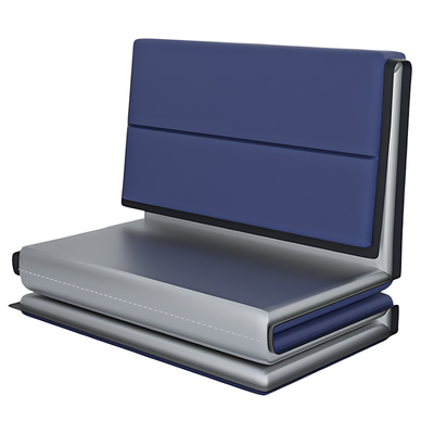 Camping inflatable sleeping mattress folding