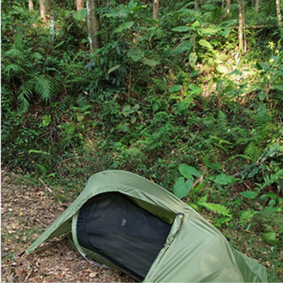 Camping tent with mosquito net