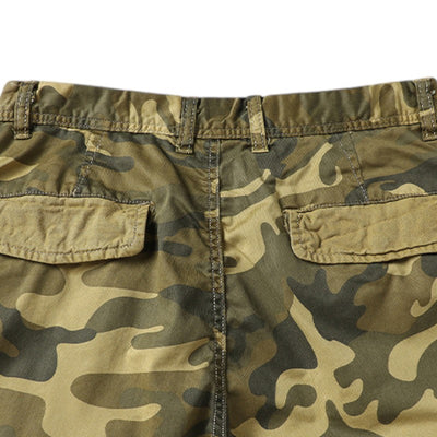 Cargo shorts camo mens